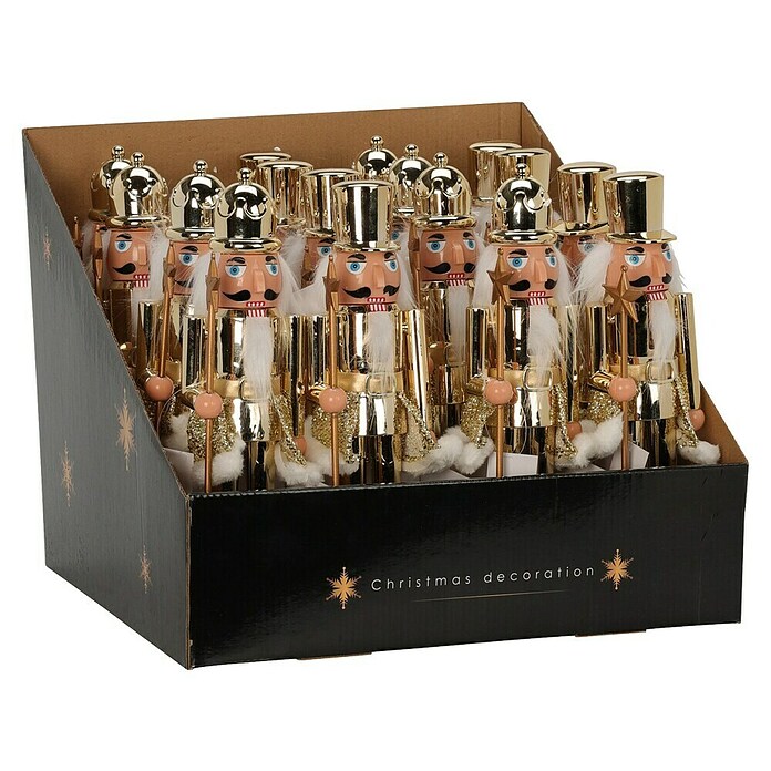 Notenkraker (Kunststof, Geschikt voor: Kerstdecoratie, Goud) | BAUHAUS