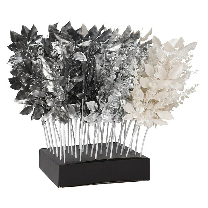 Kerststuk (l x b: 50 x 50 cm, Zwart/Zilver/Wit) | BAUHAUS