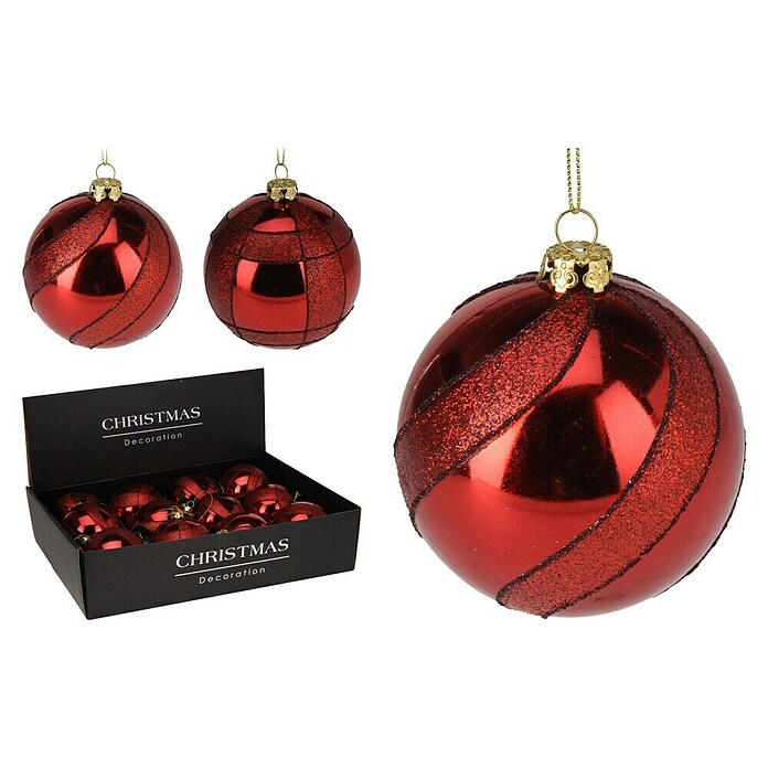 Kerstballen (Rood, Kunststof, 16 st.) | BAUHAUS