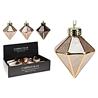 Kerstboomversiering (Brons, Kunststof, 16 st., 8 x 8 x 8 cm)