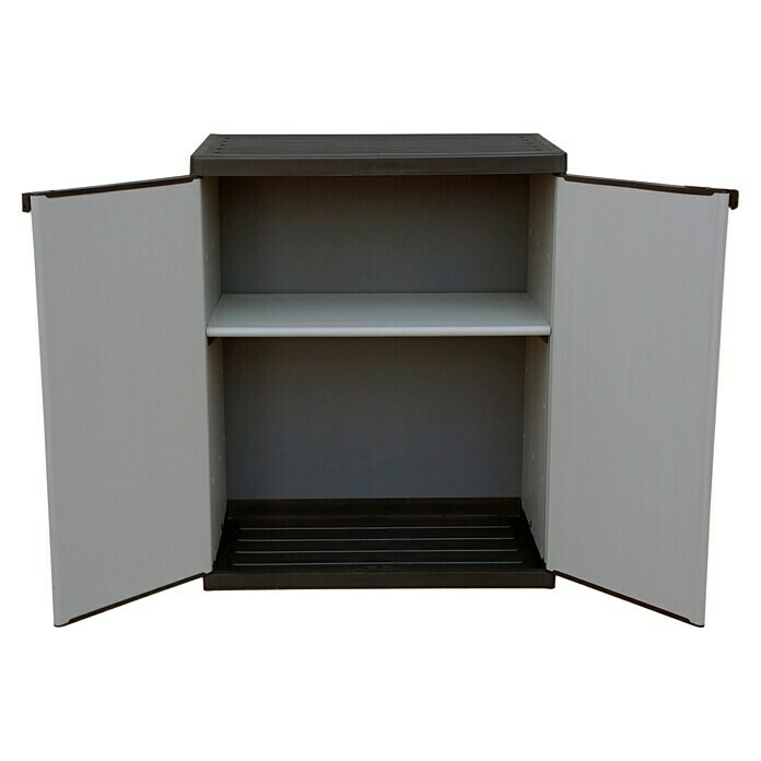 KunststoffschrankL x B x H: 39,5 x 68 x 85 cm, Traglast: 25 kg/Boden Front View