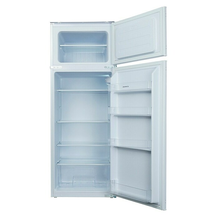Respekta Composición de cocina (Ancho: 370 cm, Con dispositivos eléctricos, Brillo satinado blanco)