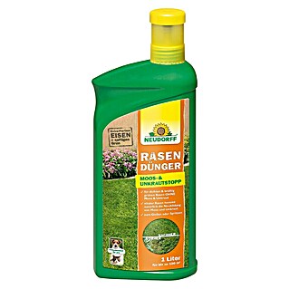 Neudorff Rasendünger Moos- & Unkrautstopp (1 l, Max. Anwendungsfläche: 100 m²)