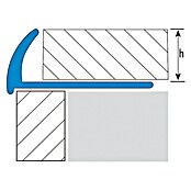 Cantonera  PVC Crema rústica (2,5 m x 12 mm x 12 mm)