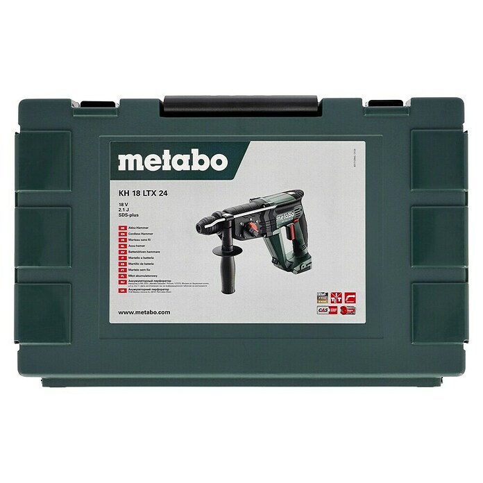 Metabo CAS 18V Martillo combinado de batería KH 18 LTX 24 (18 V, Sin batería, 2,1 J) | BAUHAUS