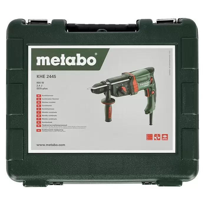 Metabo Kombihammer KHE 2445800 W, 2,4 J, SDS-Plus-Aufnahme Front View
