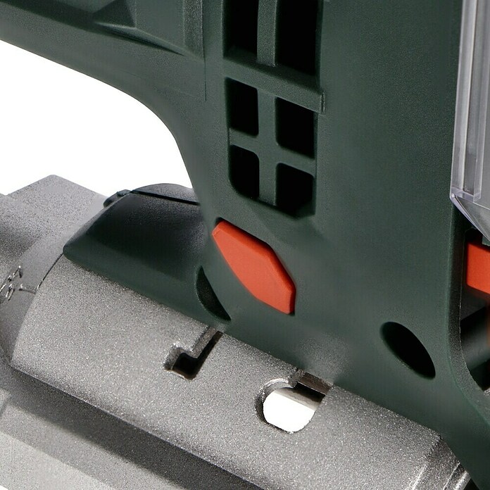 Metabo Caladora eléctrica STEB 100 Quick (1.000 /min - 3.100 /min, Profundidad de corte máx. en madera: 100 mm, Número de niveles de elevación del péndulo: 4 ud.) | BAUHAUS