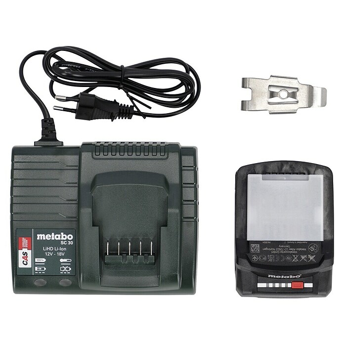 Metabo CAS 18V Atornillador para placas de yeso de batería HBS 18 LTX BL 3000 (18 V, 2 baterías, 2 Ah) | BAUHAUS