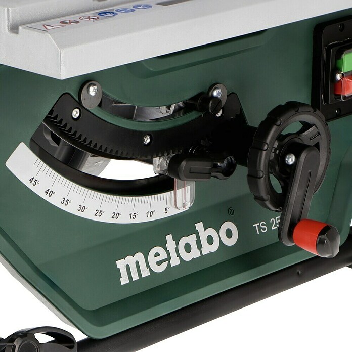 Metabo Sierra circular de mesa TS 254 M (1.500 W, Diámetro hoja de sierra: 254 mm, Profundidad de corte a 90 °: 80 mm) | BAUHAUS