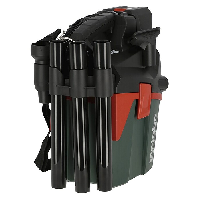 Metabo CAS 18V Aspirador en seco y húmedo de batería AS 18 HEPA PC Compact (18 V, Sin batería, Volumen de recipiente: 6 l) | BAUHAUS
