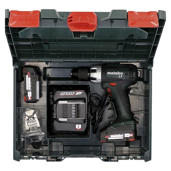 Metabo CAS 18V Taladro atornillador de batería BS 18 LT Compact (18 V, 2 baterías, 2 Ah, 60 Nm) | BAUHAUS