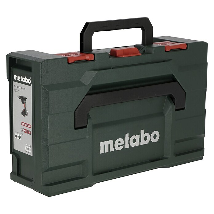 Metabo CAS 18V Atornillador para placas de yeso de batería TBS 18 LTX BL 5000 (18 V, 2 baterías, 2 Ah) | BAUHAUS