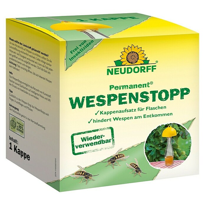 Neudorff Permanent Wespenfalle Wespenstopp (Passend für: PET-Flaschen) | BAUHAUS