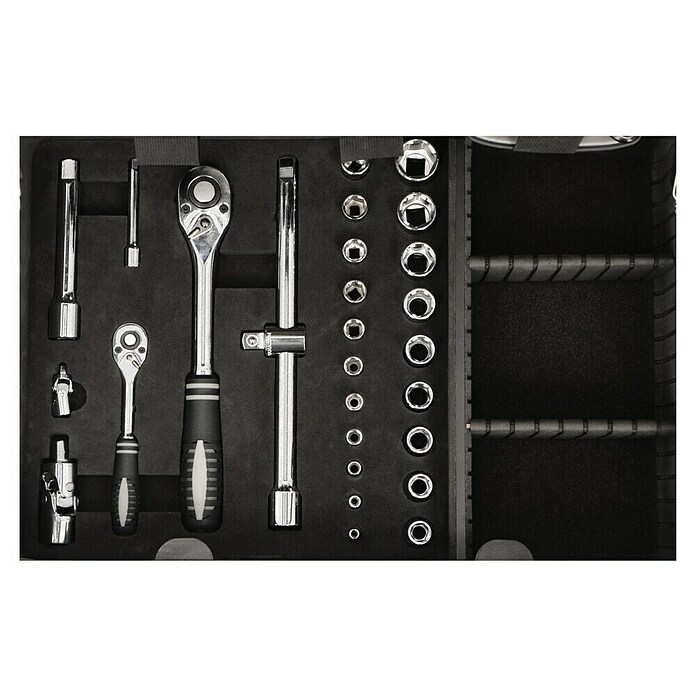 Alpha Tools Maletín de herramientas Big Box (L x An x Al: 450 x 305 x 167 mm, Aluminio, 119 pzs.) | BAUHAUS