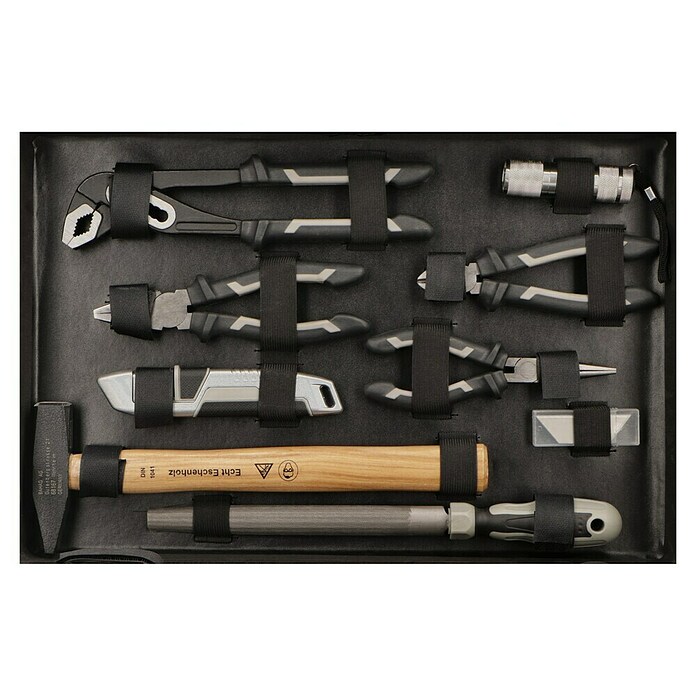Alpha Tools Maletín de herramientas Big Box (L x An x Al: 450 x 305 x 167 mm, Aluminio, 119 pzs.) | BAUHAUS