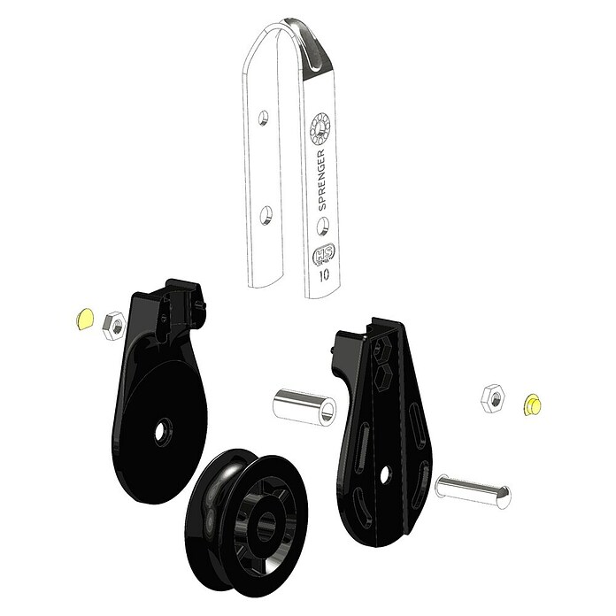 Sprenger Blok (Schootdikte: 10 mm, Werkbelasting: 360 kg) | BAUHAUS