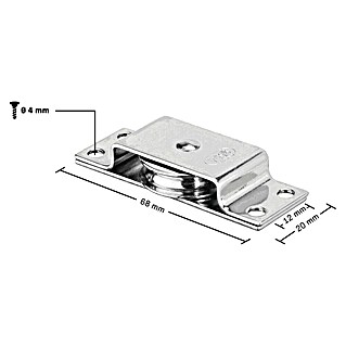 Sprenger Liggend blok (Schootdikte: 6 mm, Werkbelasting: 225 kg)