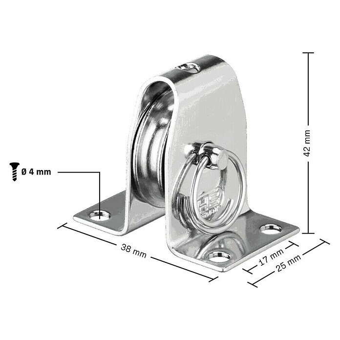 Sprenger Inlaatblok (Schootdikte: 6 mm, Werkbelasting: 250 kg) | BAUHAUS