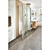Camargue Vario Duschkabine S92S92 (80 x 202,2 cm, Beschichtet, Glasstärke: 6 mm, Silber, Links x Mitte x Rechts: 80 x 80 x 80 cm) | BAUHAUS