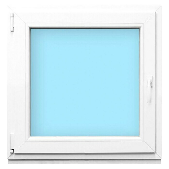 Solid Elements Ventana de PVC practicable-oscilobatiente (80 x 80 cm, Izquierda, Blanco) | BAUHAUS