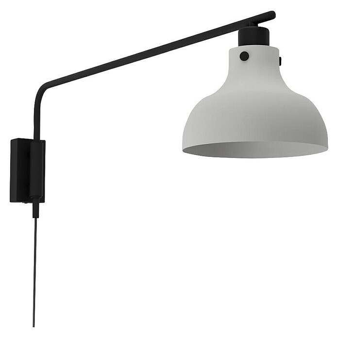 Eglo Matlock Aplique de pared (40 W, Gris, E27) | BAUHAUS