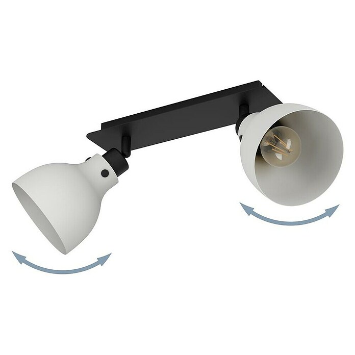 Eglo Matlock Regleta (40 W, Negro, E27, 2 ud.) | BAUHAUS