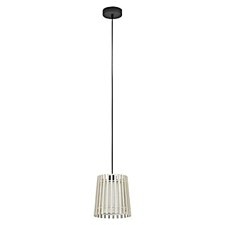 Eglo Fattoria Lámpara colgante (25 W, Ø x Al: 20 x 110 cm, Marrón claro, E27)