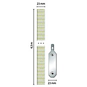 Schellenberg Gurtfix Maxi (Länge: 4,3 m, Gurtbreite: 23 mm, Grau)