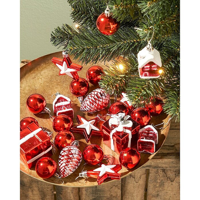 Black Box Trees Kunstkerstboom Joy (Hoogte: 90 cm, Rood) | BAUHAUS