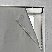 Raffrollo (60 x 180 cm, 70 % Baumwolle, 30 % Polyester, Grau)