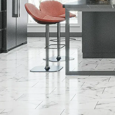 Feinsteinzeugfliese Prizma Statuario