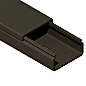 Canaleta para cables (2 m x 30 mm x 15 mm, Marrón)