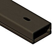 Canaleta para cables (2 m x 30 mm x 15 mm, Marrón)