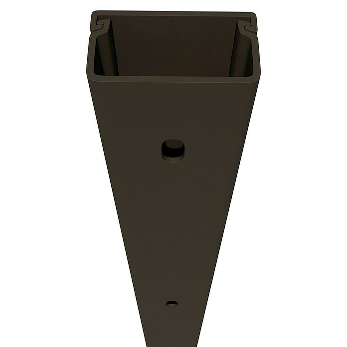Canaleta para cables (2 m x 30 mm x 15 mm, Marrón)