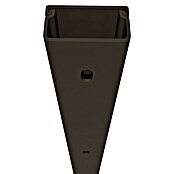 Canaleta para cables (2 m x 30 mm x 15 mm, Marrón)
