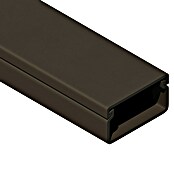 Canaleta para cables (2 m x 30 mm x 15 mm, Marrón)