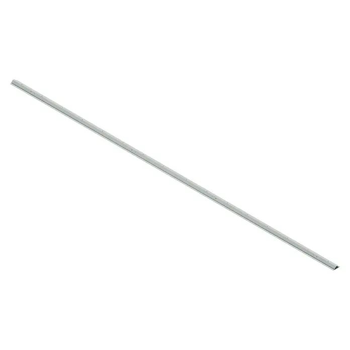 Gewiss Kabelkanal mit Oberteil aus Hart-PVC - 2 m x 50 mm x 30 mm, Weiß - Eine einzelne graue LED-Leuchte, ideal für moderne Beleuchtungslösungen, bietet energieeffizientes Licht und ein elegantes Design.