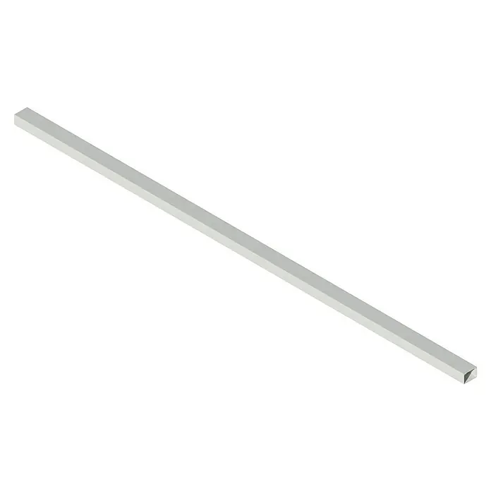 Kabelkanal - L x B x H: 2 m x 60 mm x 40 mm, Weiß - Aufnahme des rechteckigen, grauen LED-Lichtbalkens. Die schlanke, moderne Leuchte sorgt für helle und effiziente Beleuchtung.