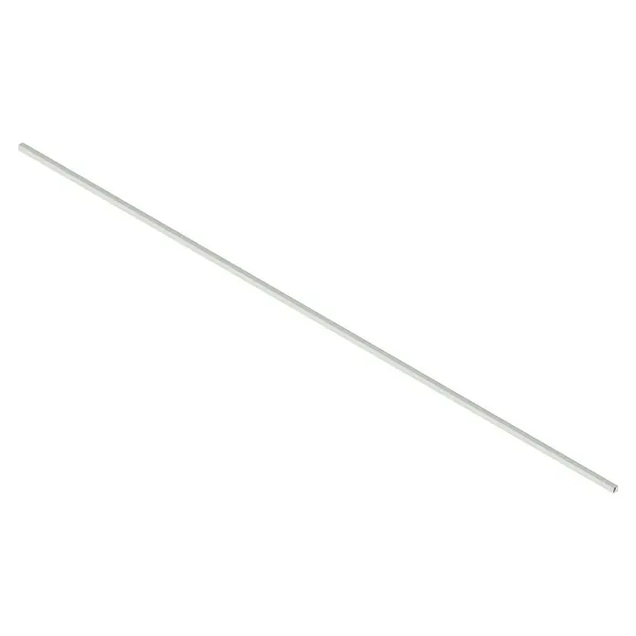 Kabelkanal - L x B x H: 2 m x 15 mm x 15 mm, Weiß - Eine lange, dünne LED-Röhre, die sich diagonal durch das Bild erstreckt, ideal für energiesparende Beleuchtung.