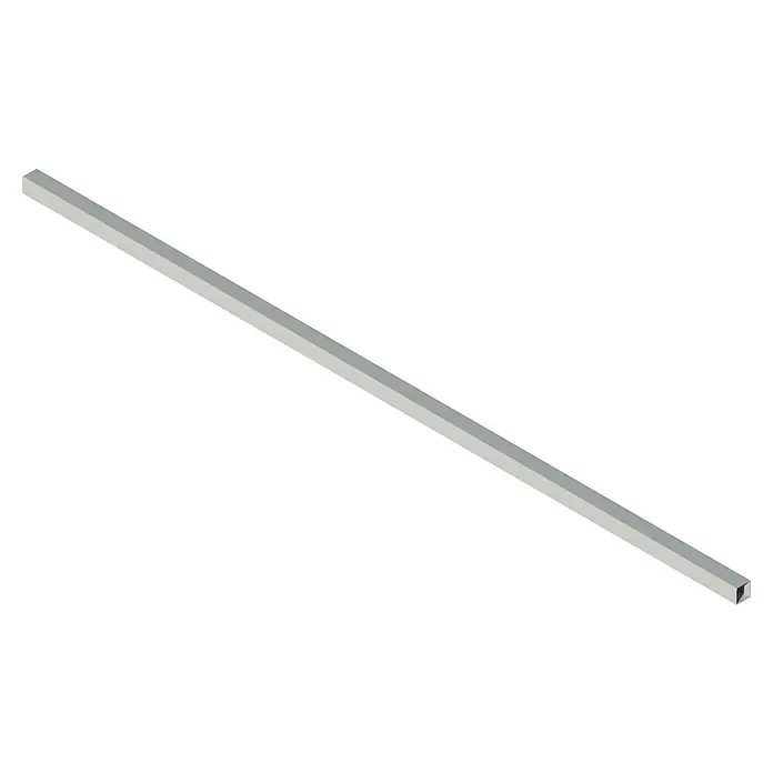 OBO Kabelkanal - 2 m x 40 mm x 40 mm, Lichtgrau - Schlanker, rechteckiger LED-Lichtbalken in Silber. Ideal für moderne Innenräume, bietet eine elegante und energieeffiziente Beleuchtungslösung.