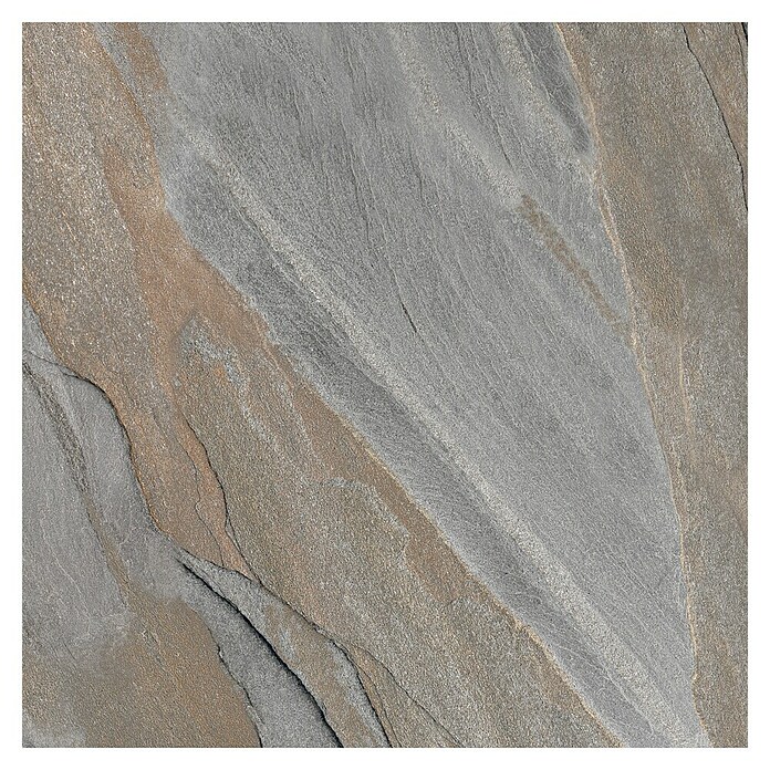Kamena podna pločica Slate Grey Sugar  (60 x 60 cm, Siva, zlatna) | BAUHAUS