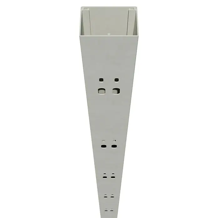 OBO Kabelkanal - 2 m x 60 mm x 40 mm, Reinweiß - Die schlanke Kabelrinne in Grau bietet eine moderne Lösung für die Kabelführung mit praktischen Öffnungen für einfache Installation und Wartung.
