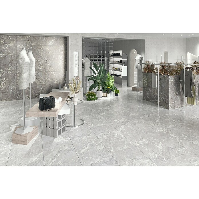 Kamena podna pločica Snakestone Grey Sugar  (120 x 60 cm, Tamno siva, Mat) | BAUHAUS
