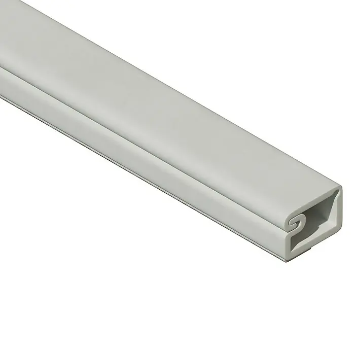 Mini-Kabelkanal - 2 m x 12 mm x 7 mm, Weiß, Mit Schaumklebeband 6mm - Grauer Kabelkanal zur ordentlichen Kabelführung und zum Schutz vor Beschädigungen. Eine praktische Lösung für jedes Zuhause oder Büro.