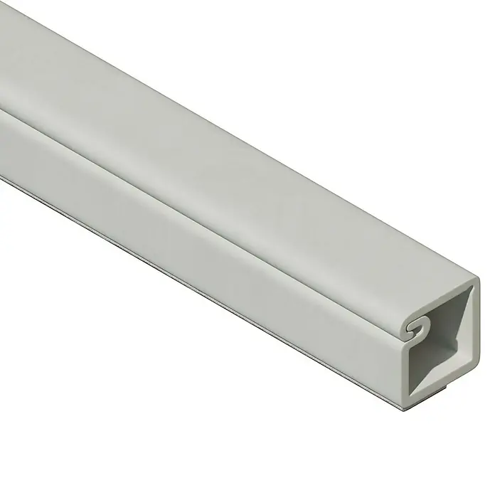 Mini-Kabelkanal - 2 m x 10 mm x 10 mm, Weiß, Mit Schaumklebeband 6mm - Nahtlose Kabelkanal-Lösung für eine saubere und organisierte Kabelverwaltung, ideal für Zuhause oder Büro.