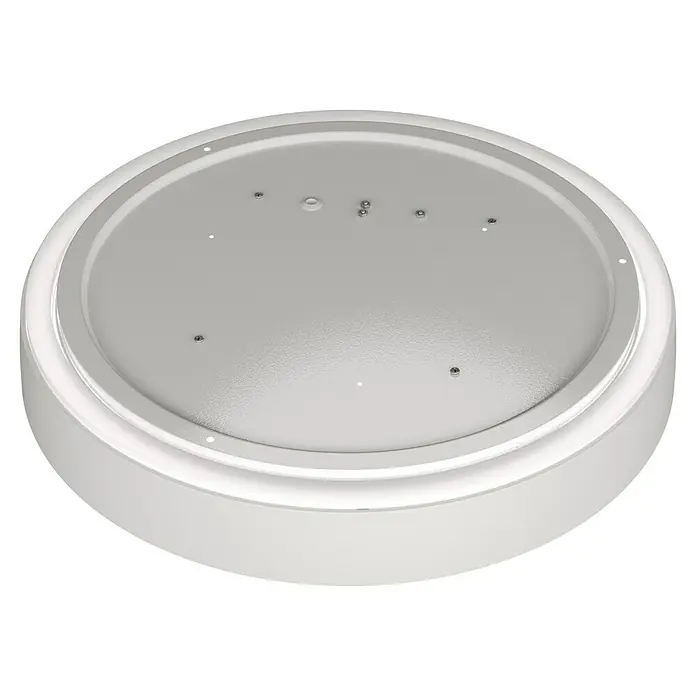MegaLight LED-Deckenleuchte rund Wohlfühllicht Saturn - 30 W, Ø x H: 40 x 7,5 cm, Weiß, Mehrfarbig - Runder, weißer LED-Deckeneinbaustrahler für eine helle und moderne Beleuchtung, ideal für den Innenbereich.