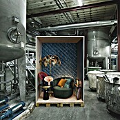 Marburg Eclectic Vliestapete Pentagonmuster (Blau, Grafisch, 10,05 x 0,7 m) | BAUHAUS