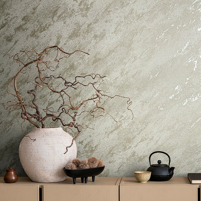 Marburg Eclectic Vliestapete Marmoroptik (Weißbeige, Steinoptik, 10,05 x 0,7 m) | BAUHAUS