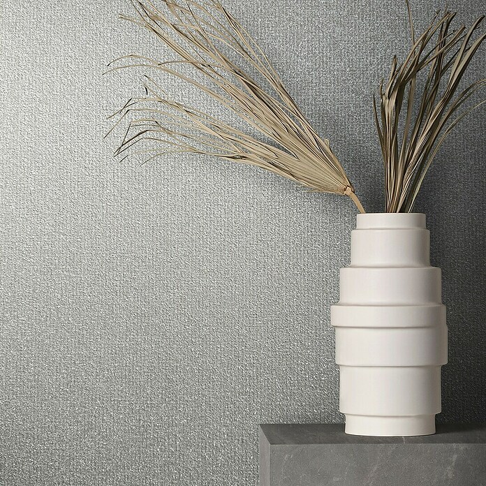 Marburg Eclectic Vliestapete (Grau, Uni, 10,05 x 0,7 m) | BAUHAUS