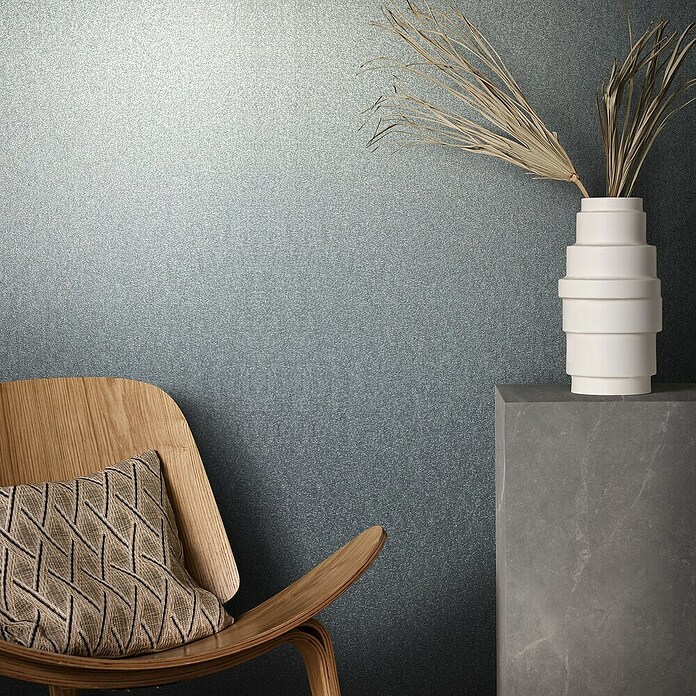 Marburg Eclectic Vliestapete (Blaugrün, Metalloptik, 10,05 x 0,7 m) | BAUHAUS